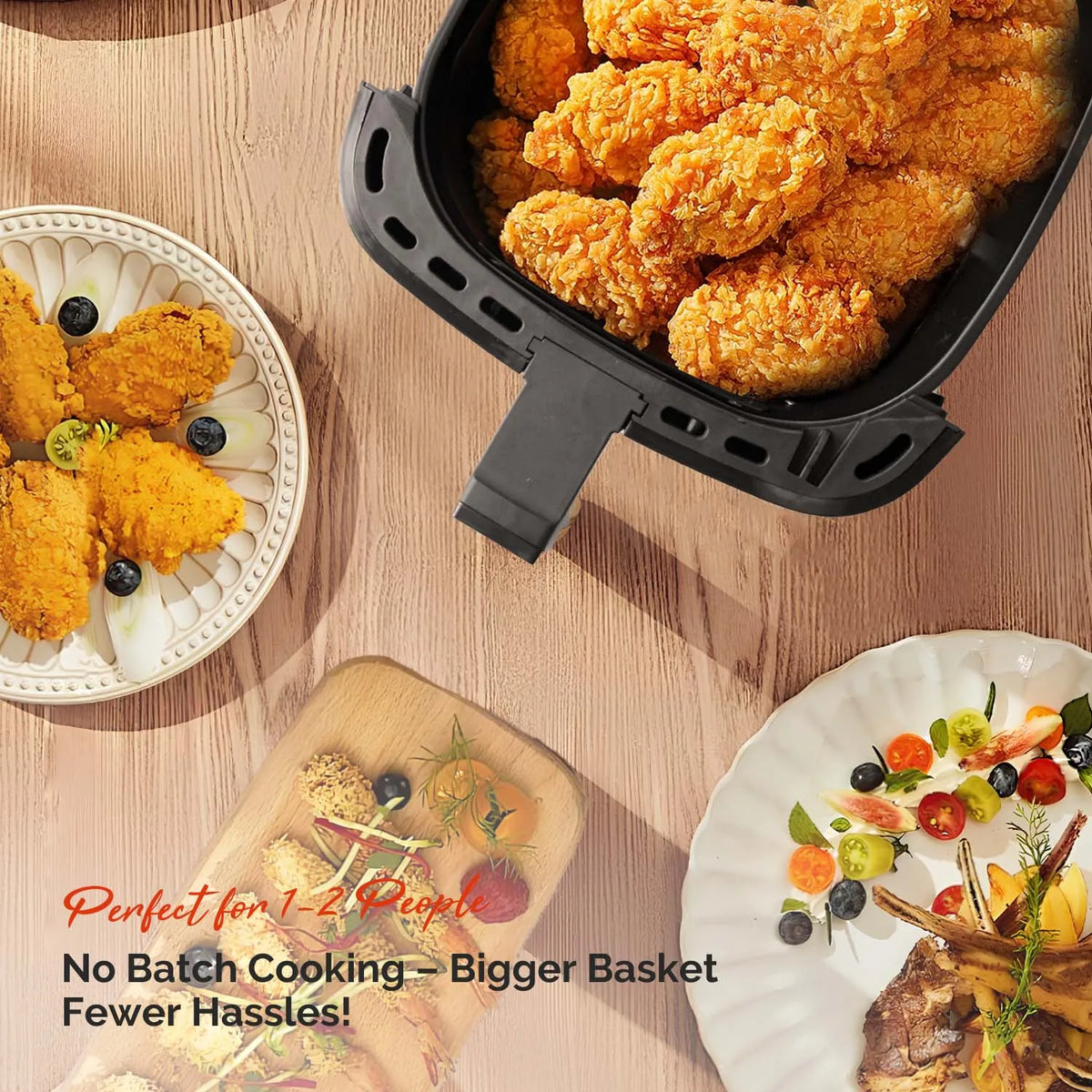 8.5QT Smart Air Fryer – Viewing Window, 10-in-1 Digital Presets & Family-Size Capacity