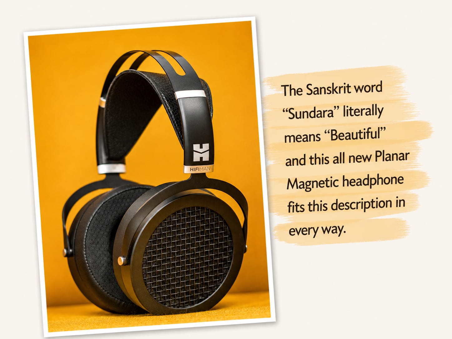 HIFIMAN SUNDARA Over-Ear Planar Magnetic Headphones – Auriculares Hi-Fi con tecnología planar magnética, diseño circumaural y elegante carcasa metálica. Ofrecen un sonido claro, potente y con gran nivel de detalle.