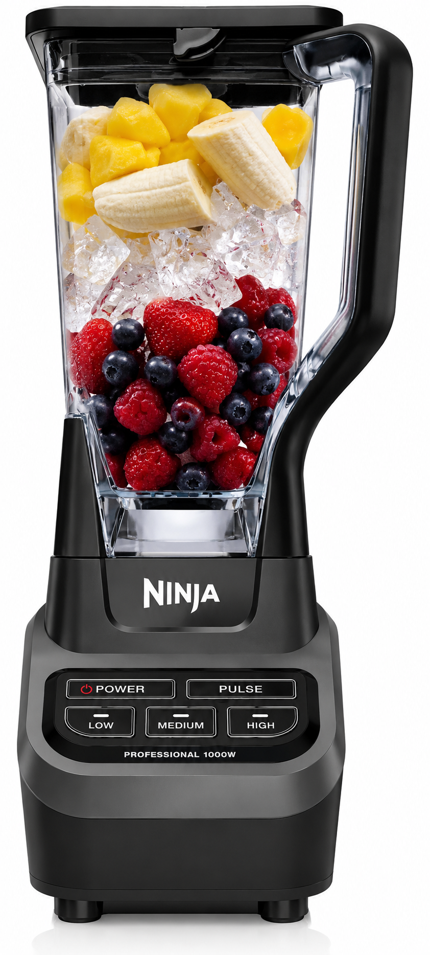 Professional 1200W blender with Auto-iQ technology and a 72oz pitcher, perfect for smoothies, grinding, and crushing ice.