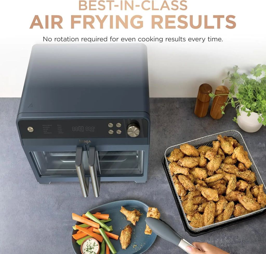 10-in-1 PFAS-Free Air Fryer Oven (20.3 Qt)
Your ultimate kitchen workhorse. Enjoy a family-sized 20.3-quart capacity, safe PFAS-free accessories, and 10 cooking functions in one sleek appliance. Fully dishwasher-safe.