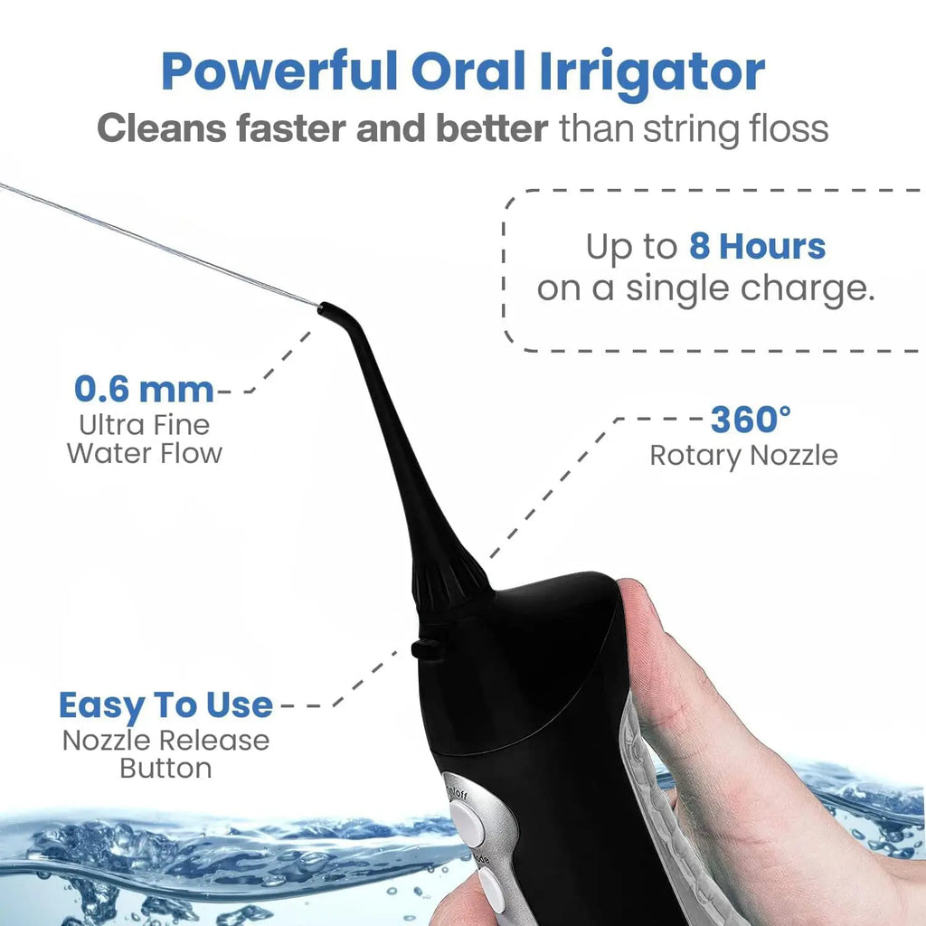 Complete 2-in-1 Smart Water Flosser & Electric Toothbrush
Achieve a dentist-level clean at home. This comprehensive family oral care system includes 3 modes, built-in timers, and 10 attachments for ultimate daily hygiene.