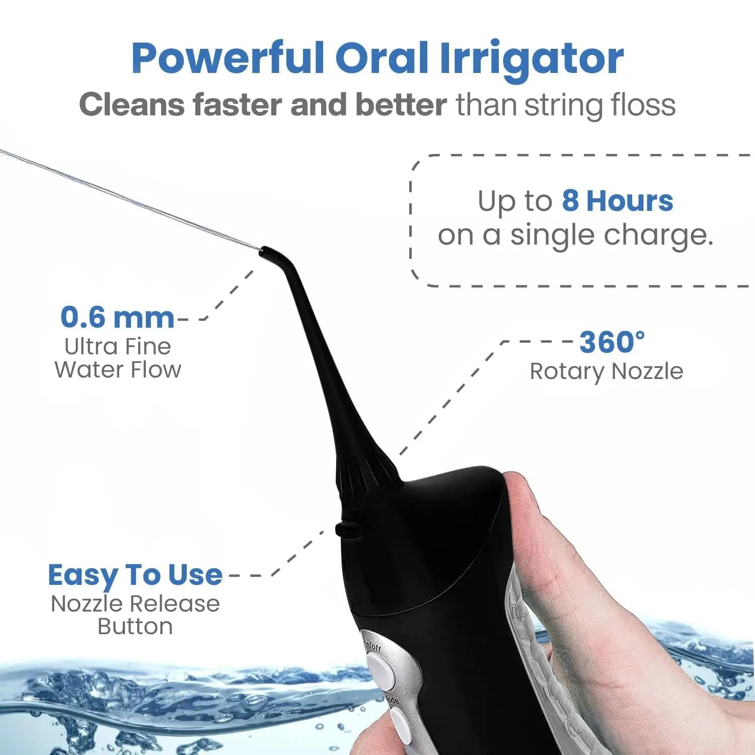 Complete 2-in-1 Smart Water Flosser & Electric Toothbrush
Achieve a dentist-level clean at home. This comprehensive family oral care system includes 3 modes, built-in timers, and 10 attachments for ultimate daily hygiene.