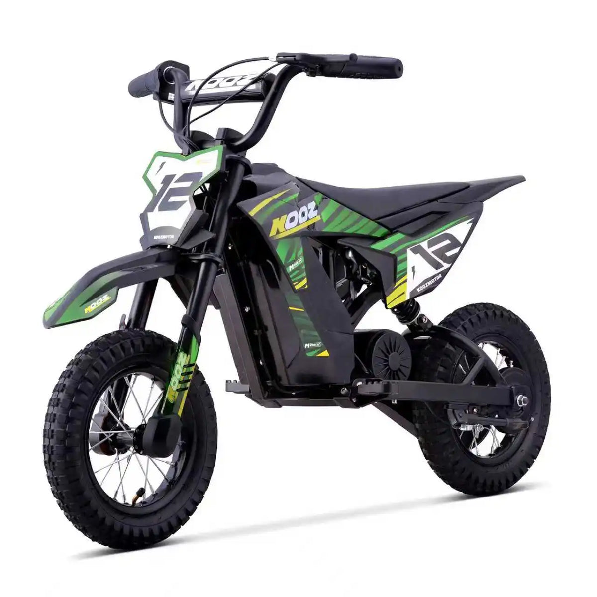 KOOZ 300W Kids Electric Dirt Bike – 15.5 MPH, 3 Speed Modes & 14-Mile Range