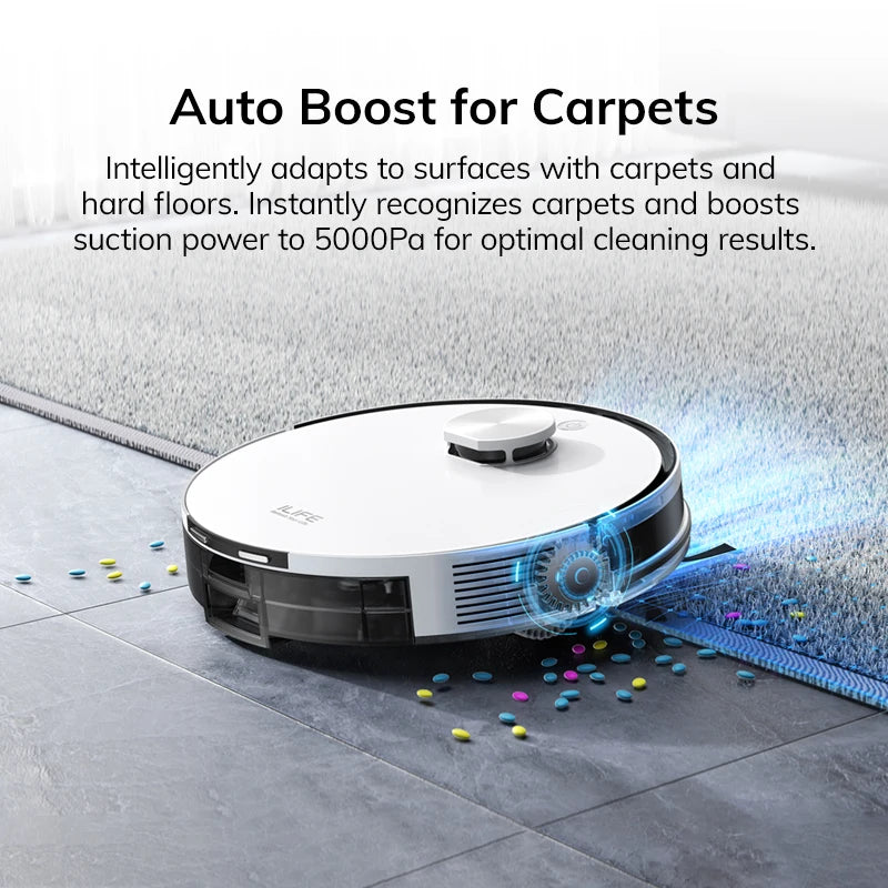 ILIFE A30 PRO Robot Vacuum & Mop (60-Day Self-Emptying)