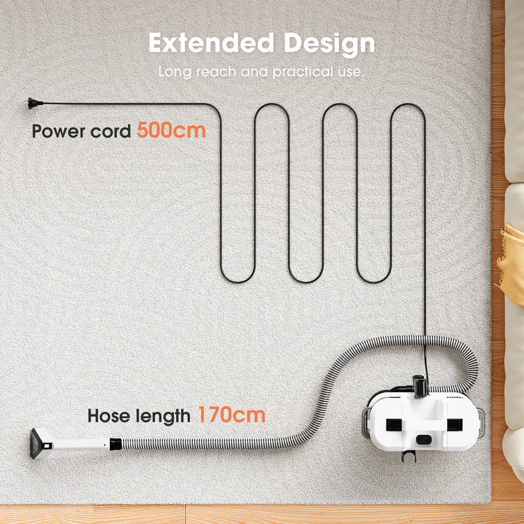 Lubluelu V6 Spot Cleaner (15000Pa): Compact Dual-Tank Pet & Auto Upholstery Vacuum.