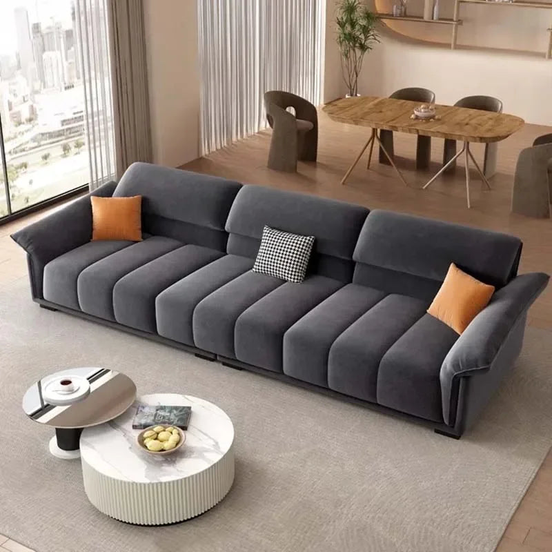 Luxury European Modular Sofa – Minimalist Living Room Sectional