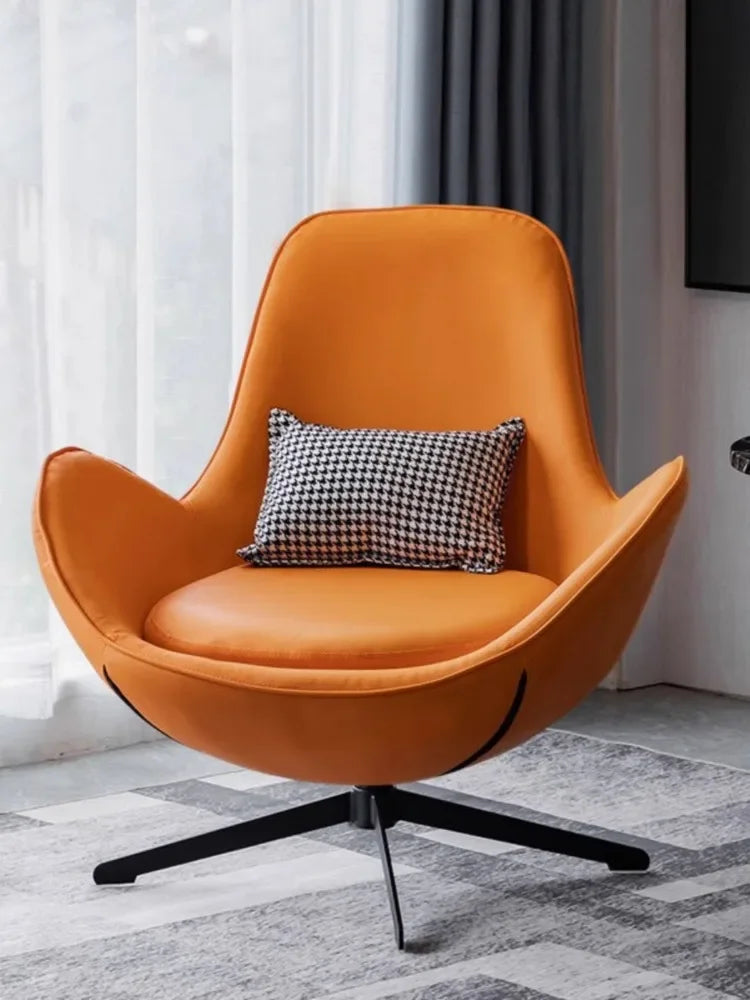 Nordic Luxury Swivel Chair – Modern & Comfortable Design