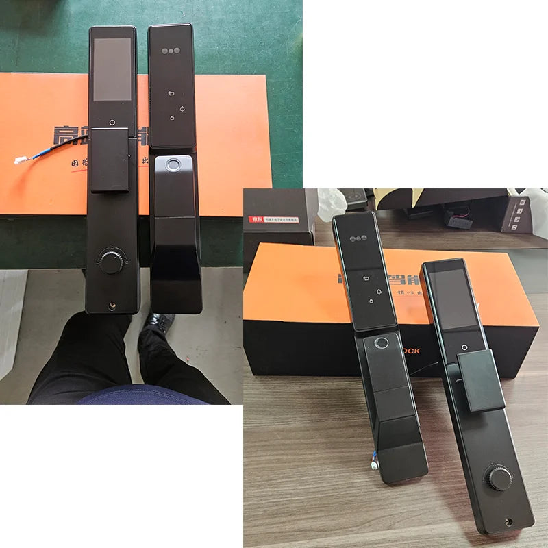 Smart Door Lock with 3D Face Recognition – Alexa Voice Control, Tuya App & Built-In Camera