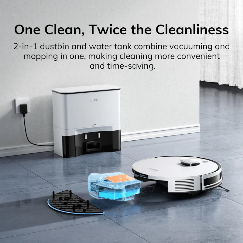 ILIFE A30 PRO Robot Vacuum & Mop (60-Day Self-Emptying)