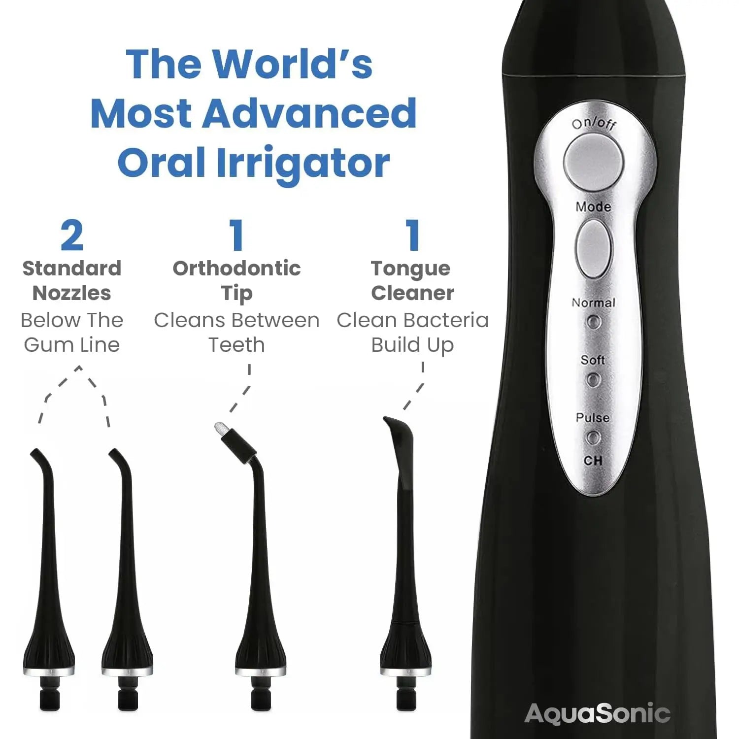 Complete 2-in-1 Smart Water Flosser & Electric Toothbrush
Achieve a dentist-level clean at home. This comprehensive family oral care system includes 3 modes, built-in timers, and 10 attachments for ultimate daily hygiene.