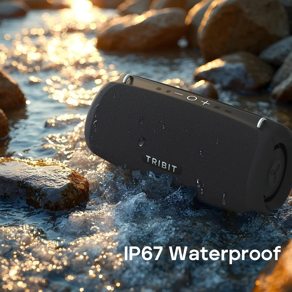 TRIBIT StormBox Lava 80W Portable Bluetooth Speaker – IP67 Waterproof, Power Bank & App Control