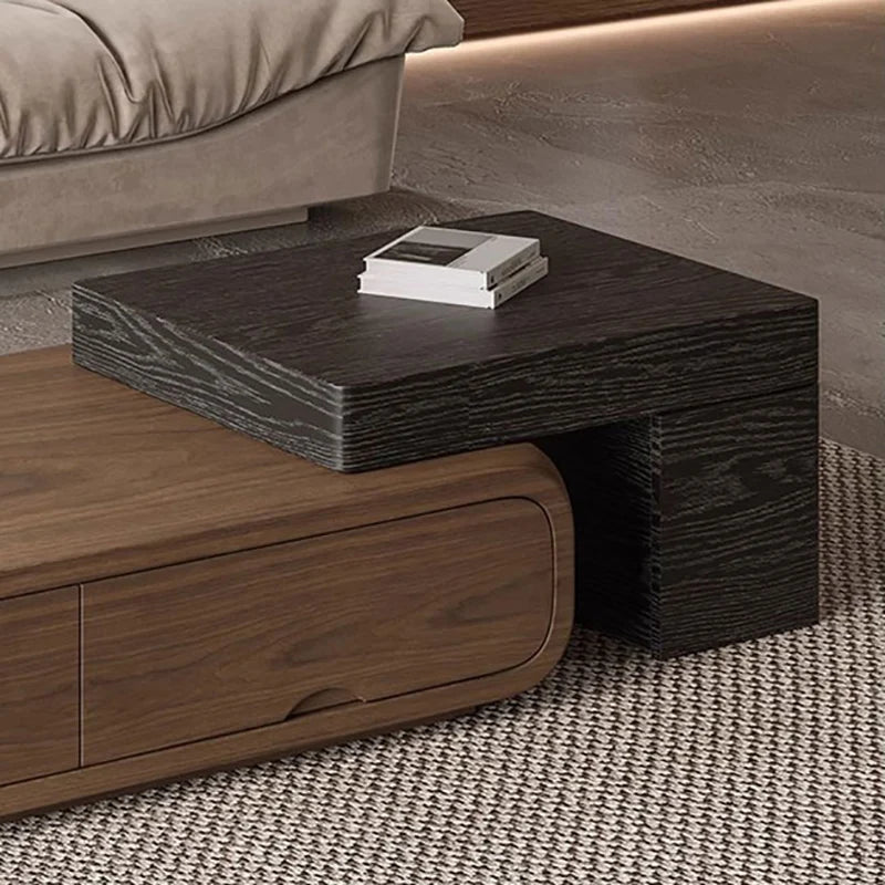 Premium Modern Coffee Table – Luxury Vintage Design with Drawers & Storage for Living Room