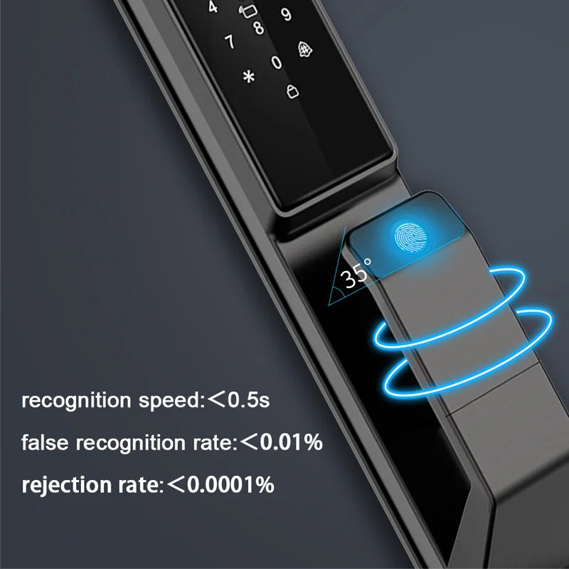 Smart Door Lock with 3D Face Recognition – Alexa Voice Control, Tuya App & Built-In Camera