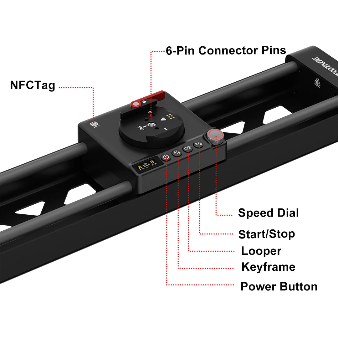 IFOOTAGE Pico Pro 360° Motorized Slider for Pocket Cameras & Phones