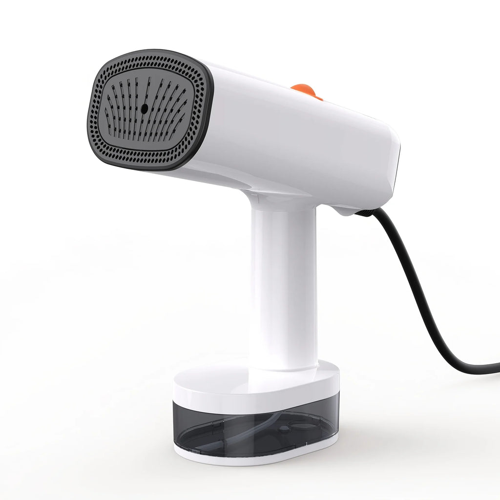 Lubluelu portable handheld garment steamer with fast-heating technology and powerful suction, designed for quick and easy wrinkle removal at home or on the go.