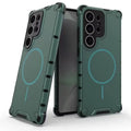 New luxury and cool Magsafe wireless magnetic charging anti drop armor case for Samsung Galaxy S25 S24 S23 Ultra Phone case