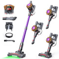 Lubluelu P7 Cordless Vacuum, 35KPA Powerful Suction, Lightweight, Anti-Tangle Brush, Perfect for Home & Pet Hair.