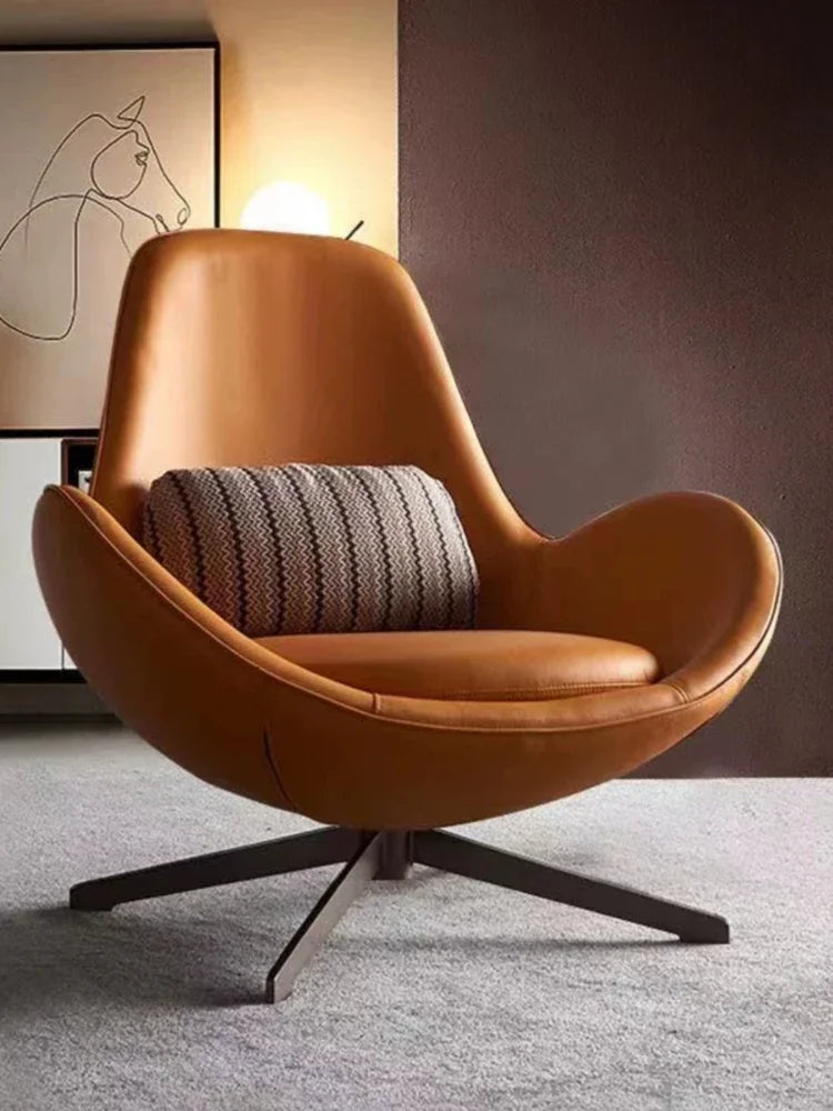 Nordic Luxury Swivel Chair – Modern & Comfortable Design