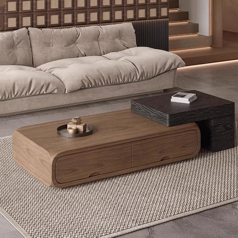 Premium Modern Coffee Table – Luxury Vintage Design with Drawers & Storage for Living Room