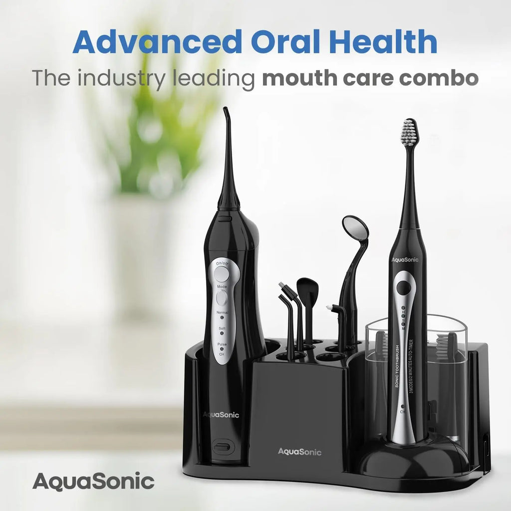 Complete 2-in-1 Smart Water Flosser & Electric Toothbrush
Achieve a dentist-level clean at home. This comprehensive family oral care system includes 3 modes, built-in timers, and 10 attachments for ultimate daily hygiene.