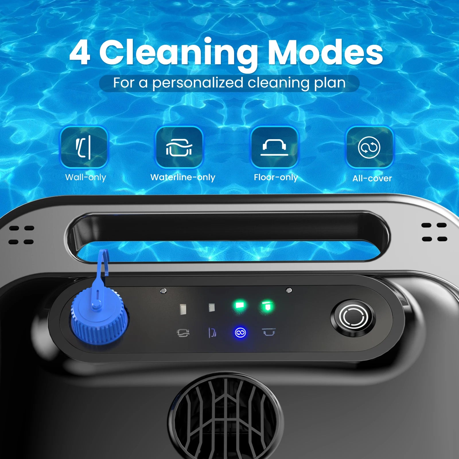 Y50 Cordless Robotic Pool Cleaner (4 Motors)