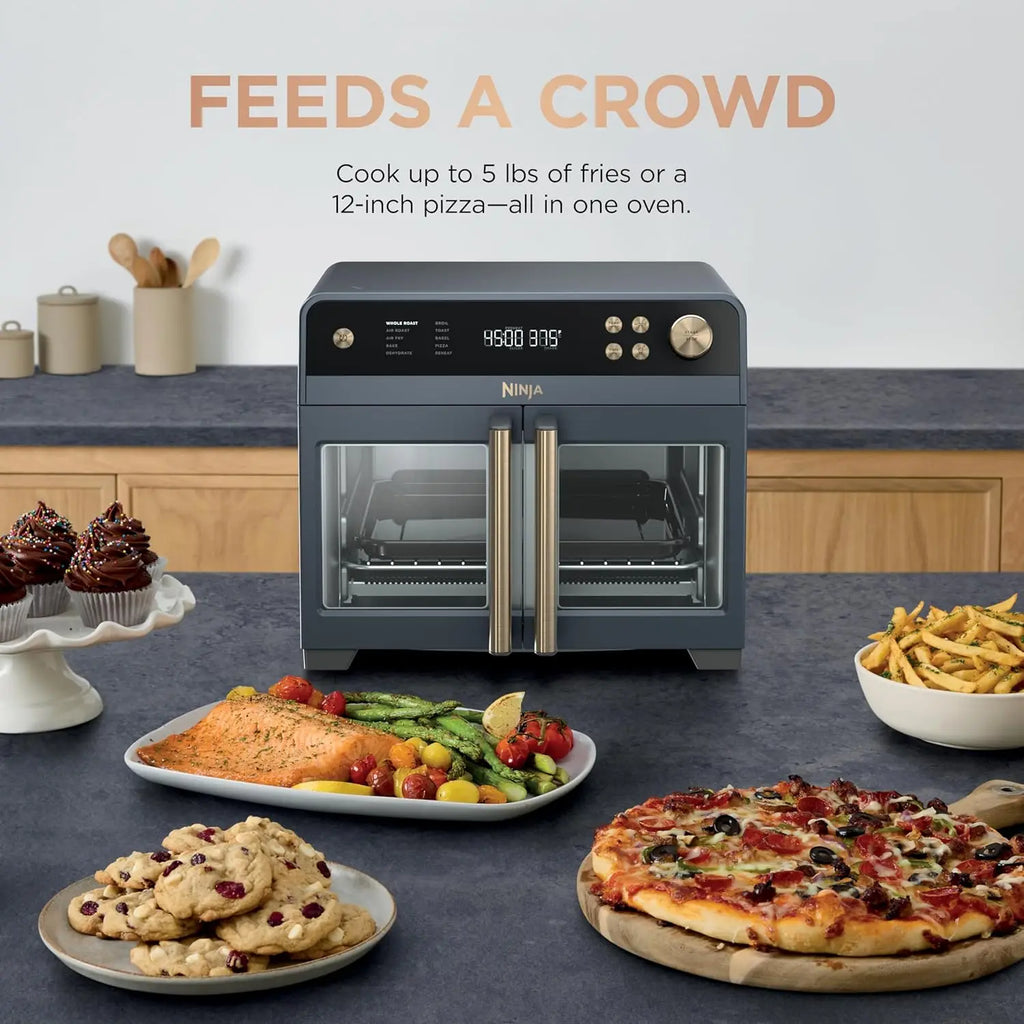 10-in-1 PFAS-Free Air Fryer Oven (20.3 Qt)
Your ultimate kitchen workhorse. Enjoy a family-sized 20.3-quart capacity, safe PFAS-free accessories, and 10 cooking functions in one sleek appliance. Fully dishwasher-safe.