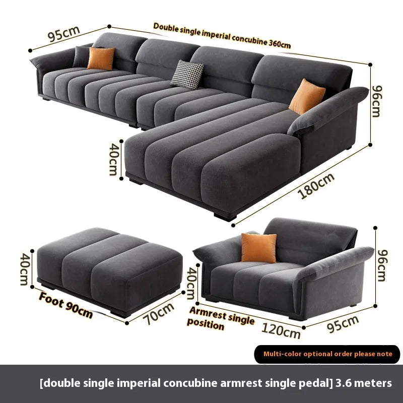 Luxury European Modular Sofa – Minimalist Living Room Sectional