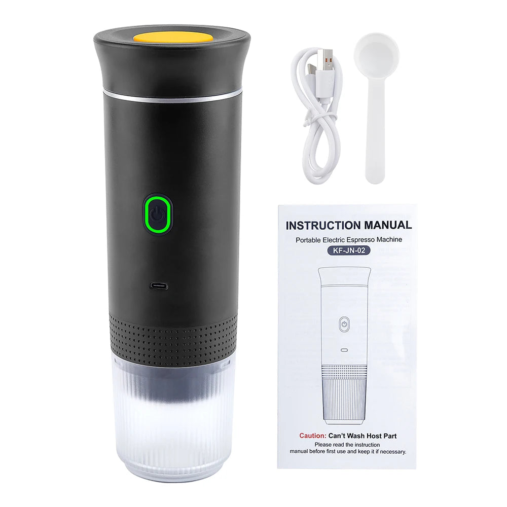 Wireless 3-in-1 Travel Espresso Maker
Enjoy fresh espresso on the go. This portable, electric coffee machine brews capsules or grounds anywhere, making it the perfect companion for road trips, camping, and everyday use.