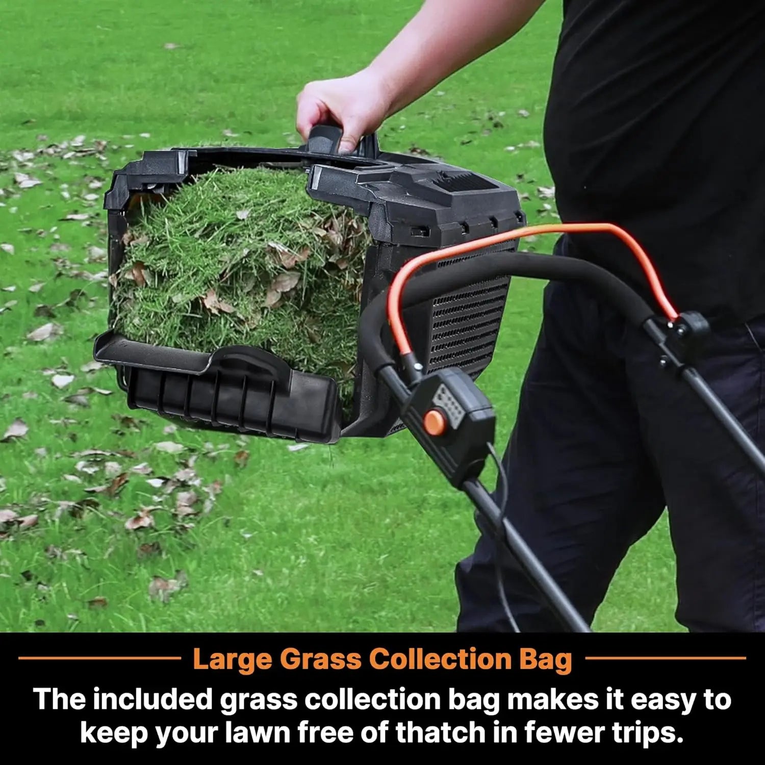 Cordless 24V Max Lawn Mower with a 13-inch cutting deck, perfect for small lawns. Includes 2×4.0Ah batteries and charger for powerful, hassle-free mowing.