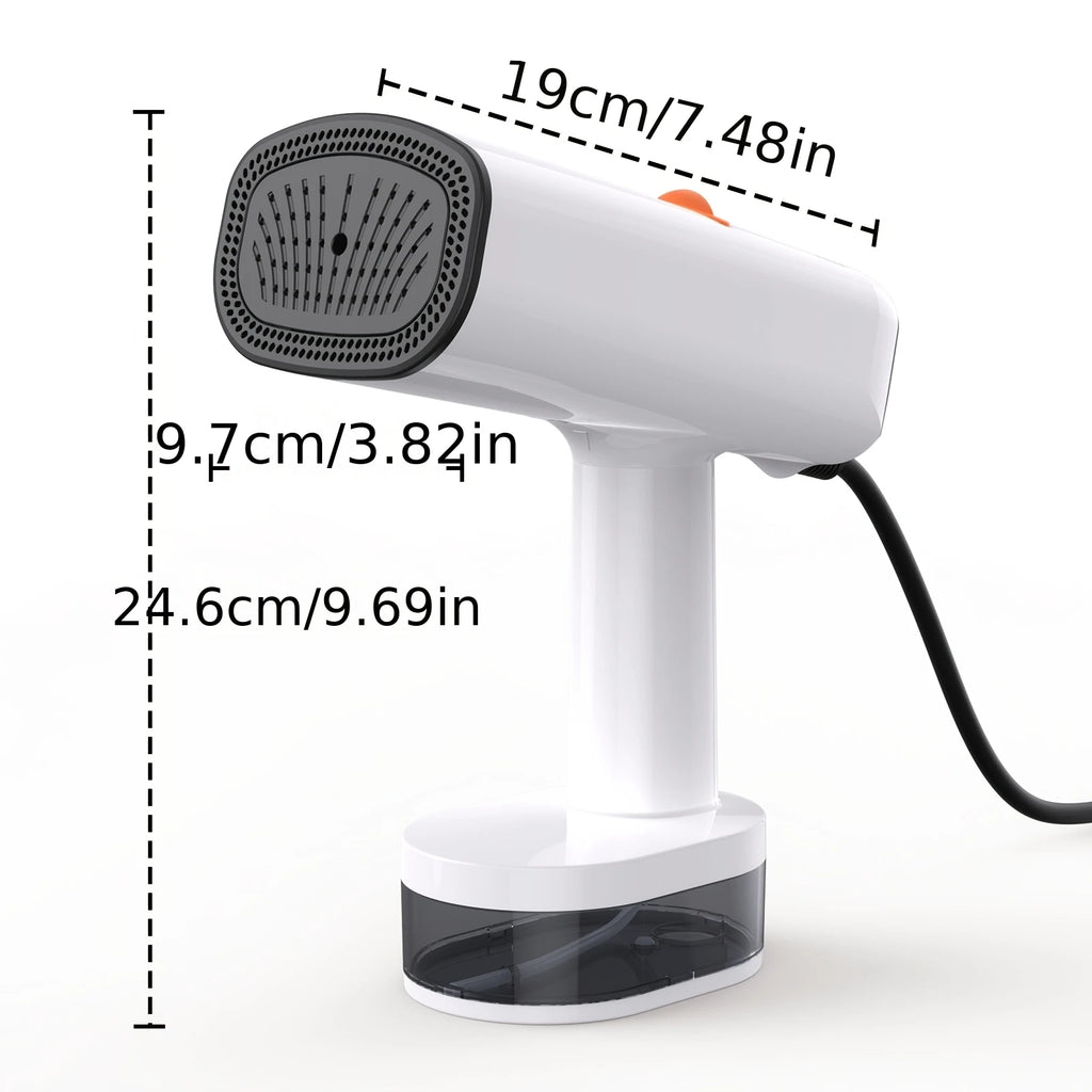 Lubluelu portable handheld garment steamer with fast-heating technology and powerful suction, designed for quick and easy wrinkle removal at home or on the go.