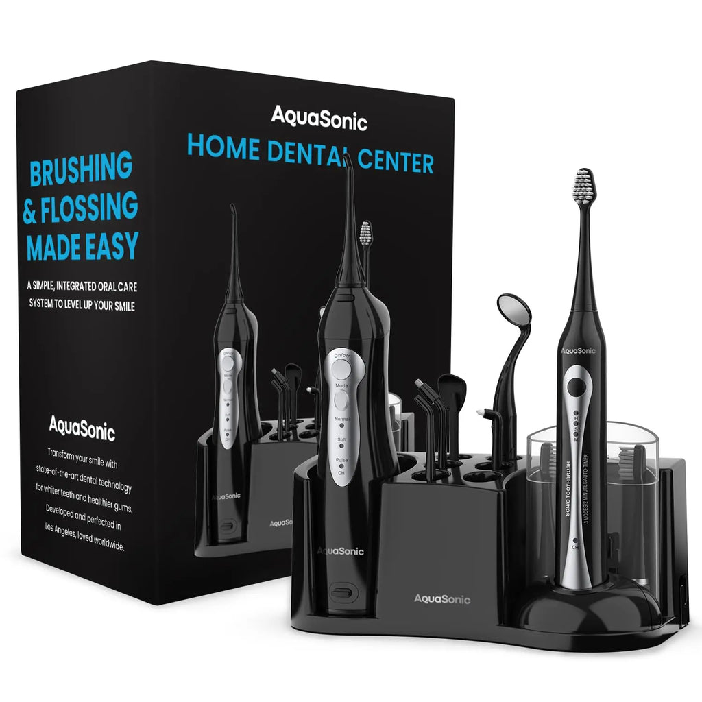 Complete 2-in-1 Smart Water Flosser & Electric Toothbrush
Achieve a dentist-level clean at home. This comprehensive family oral care system includes 3 modes, built-in timers, and 10 attachments for ultimate daily hygiene.