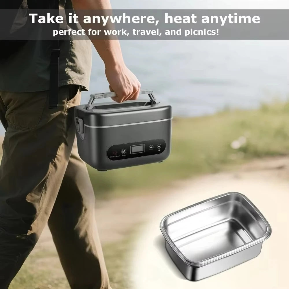 Rechargeable 100W Smart Electric Bento Box
Heat your food cord-free. This 12000mAh portable food heater features a programmable timer for perfectly warm meals at work, travel, or outdoors. A premium and practical gift for adults.