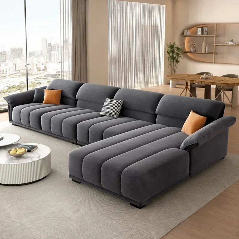 Luxury European Modular Sofa – Minimalist Living Room Sectional