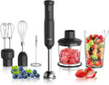 Rechargeable 6-in-1 Cordless Hand Blender Set
Ditch the cord. This heavy-duty immersion blender features variable speeds and a full suite of attachments (whisk, chopper, beaker, and beaters) for ultimate kitchen versatility.