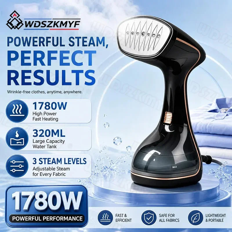 Portable Handheld Garment Steamer – Quick Heat Steam Iron for Clothes