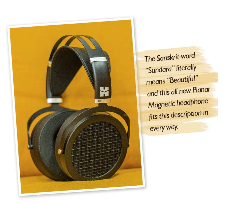 HIFIMAN SUNDARA Planar Magnetic Headphones – Hi-Fi Over-Ear Design with Premium Metal Build